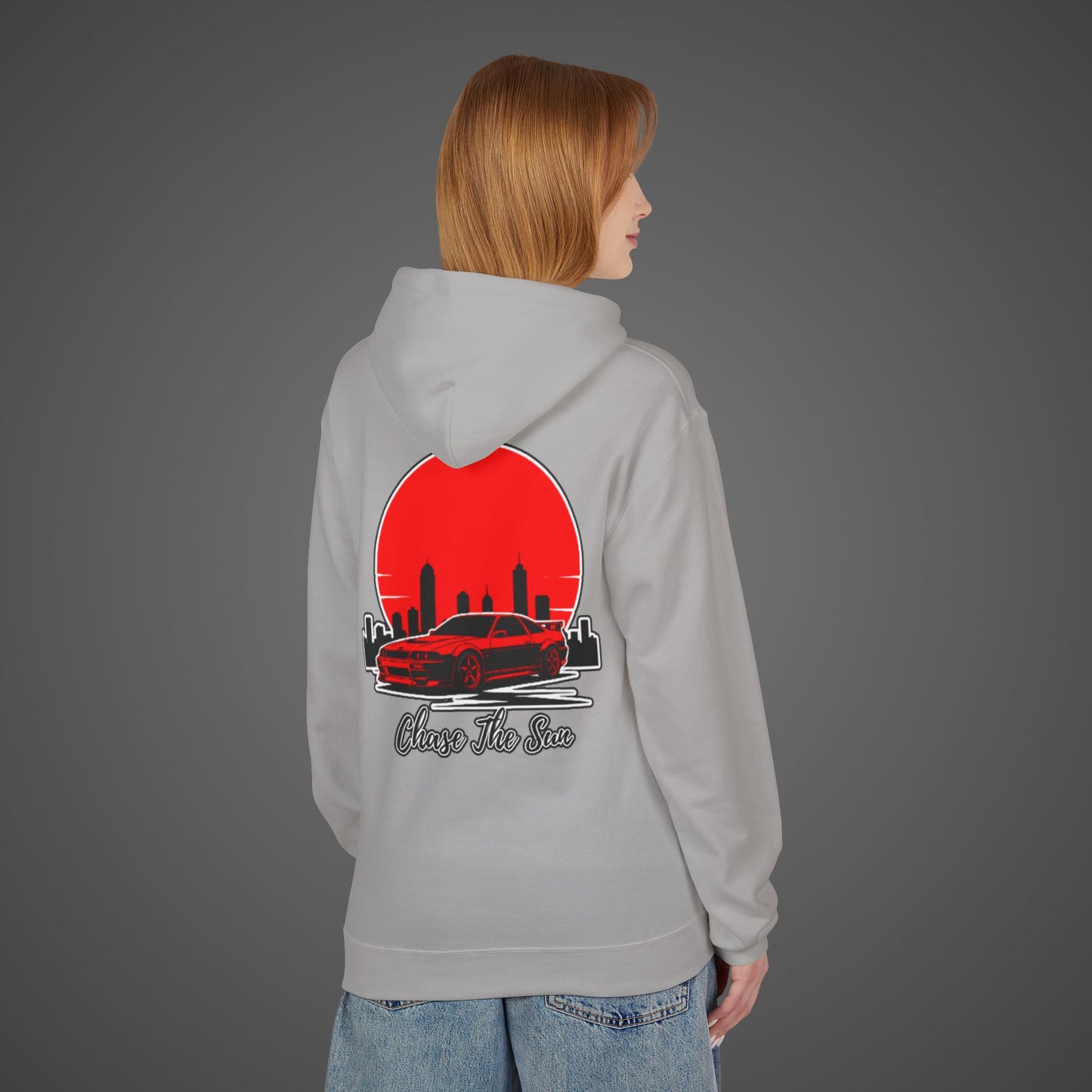 Chase The Sun Fleece Hoodie - Unisex Midweight Softstyle Lifestyle Apparel