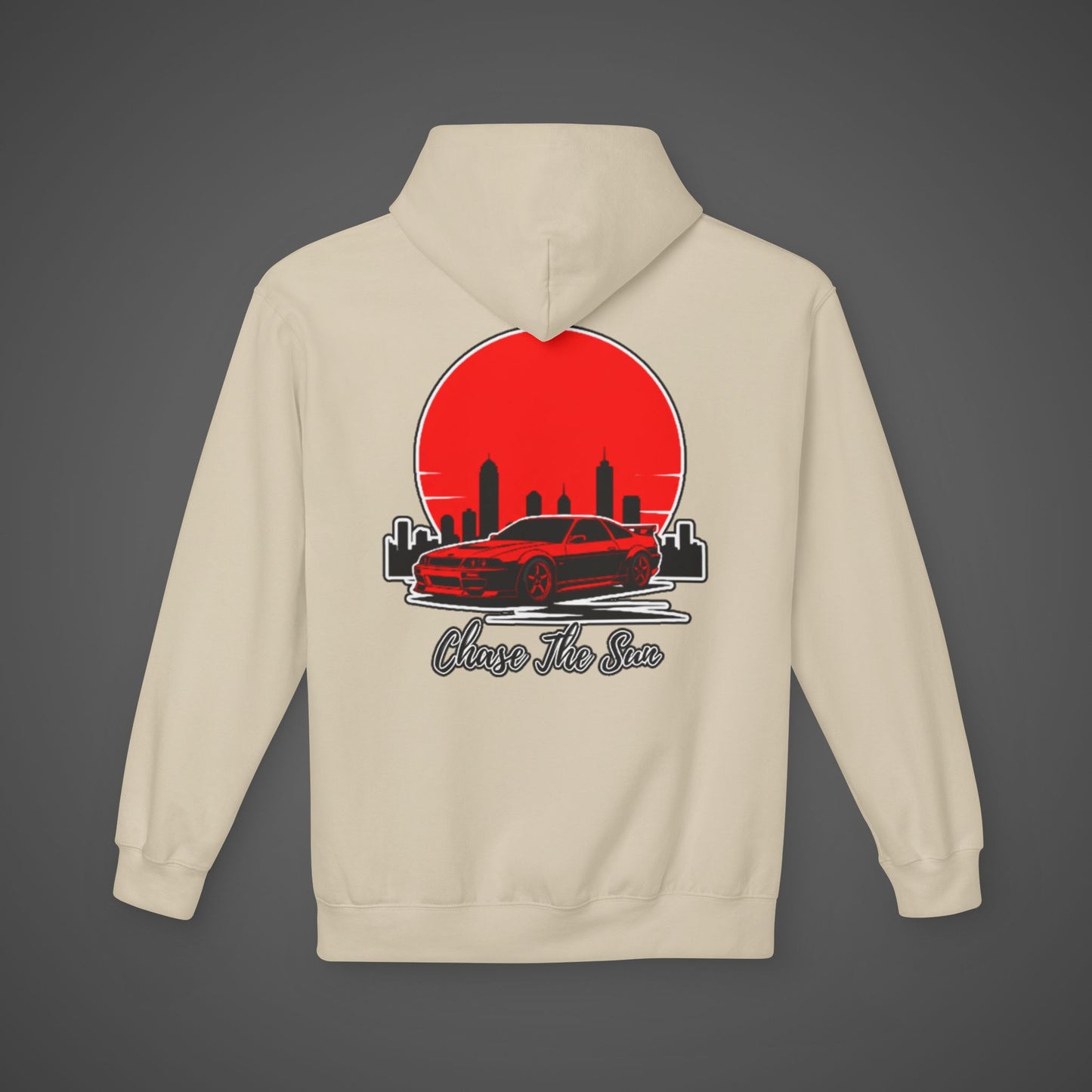 Chase The Sun Fleece Hoodie - Unisex Midweight Softstyle Lifestyle Apparel