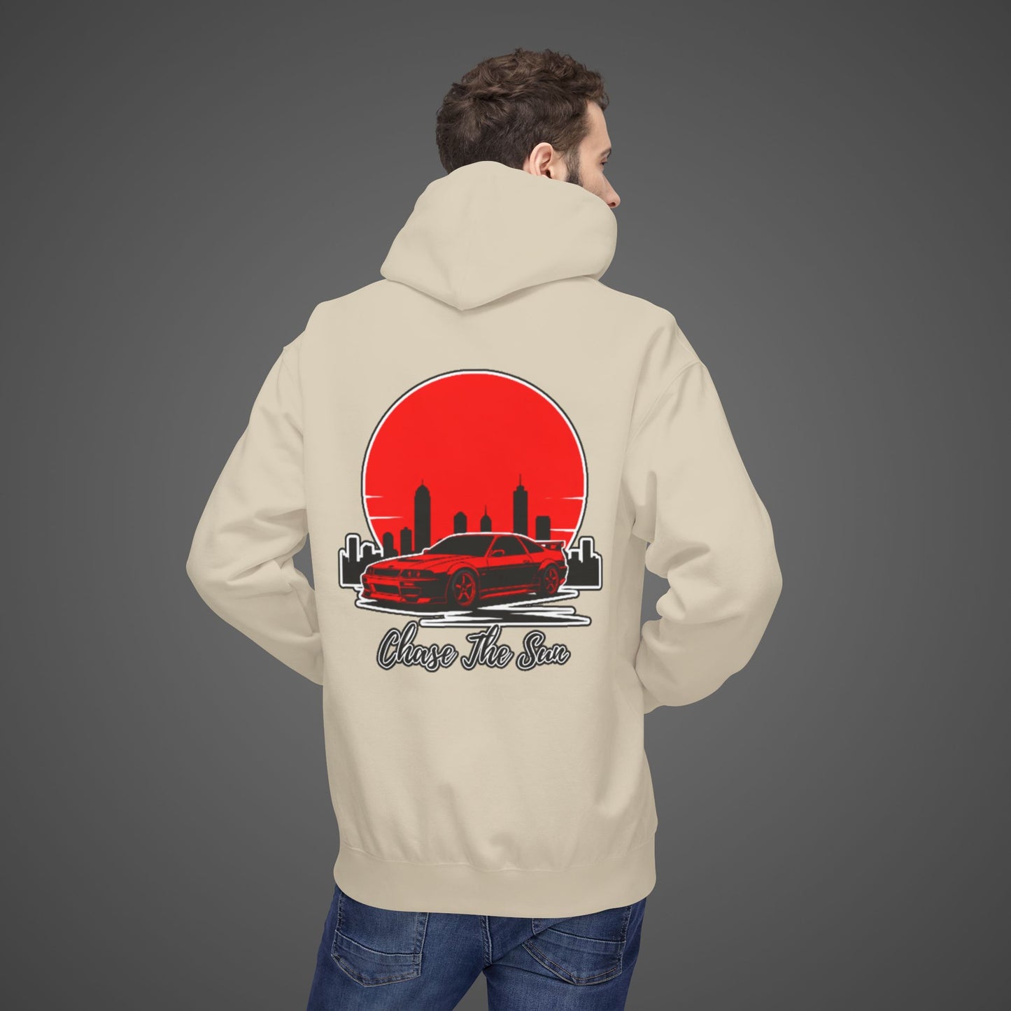 Chase The Sun Fleece Hoodie - Unisex Midweight Softstyle Lifestyle Apparel