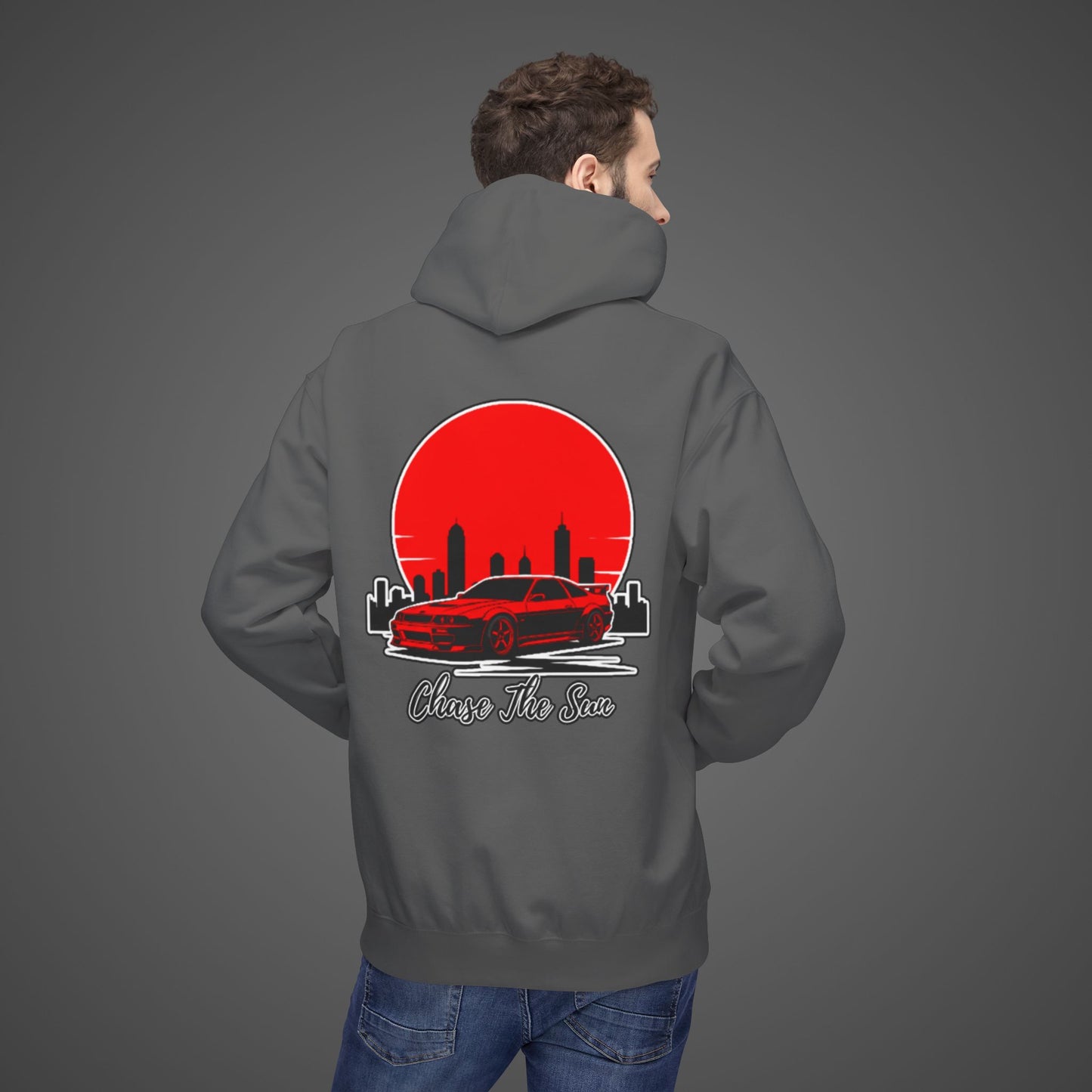 Chase The Sun Fleece Hoodie - Unisex Midweight Softstyle Lifestyle Apparel