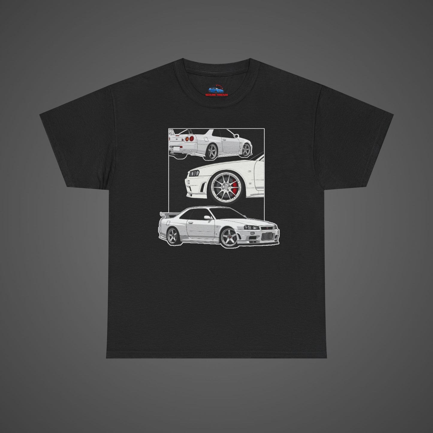 Vintage Trio Skyline R34 Design Tee