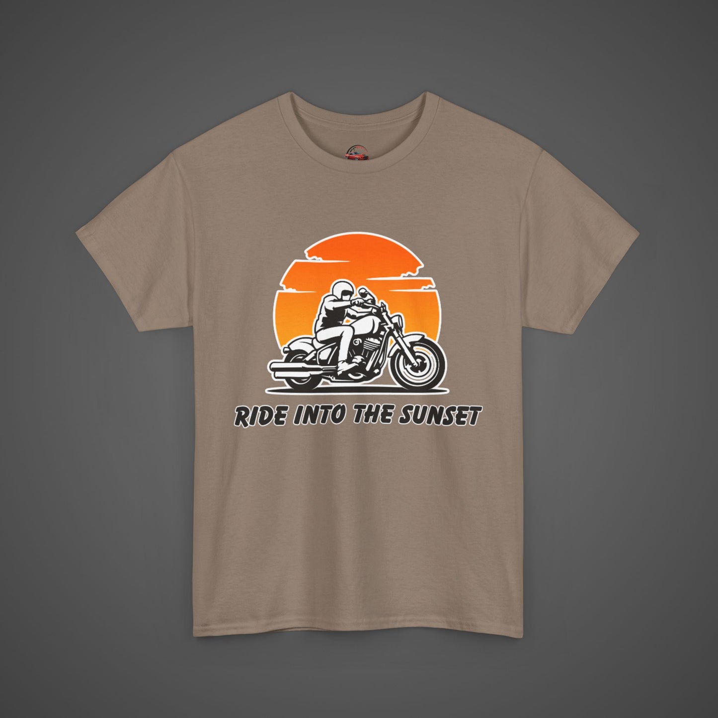 Ride Into the Sunset - Motorcycle Graphic T-Shirt