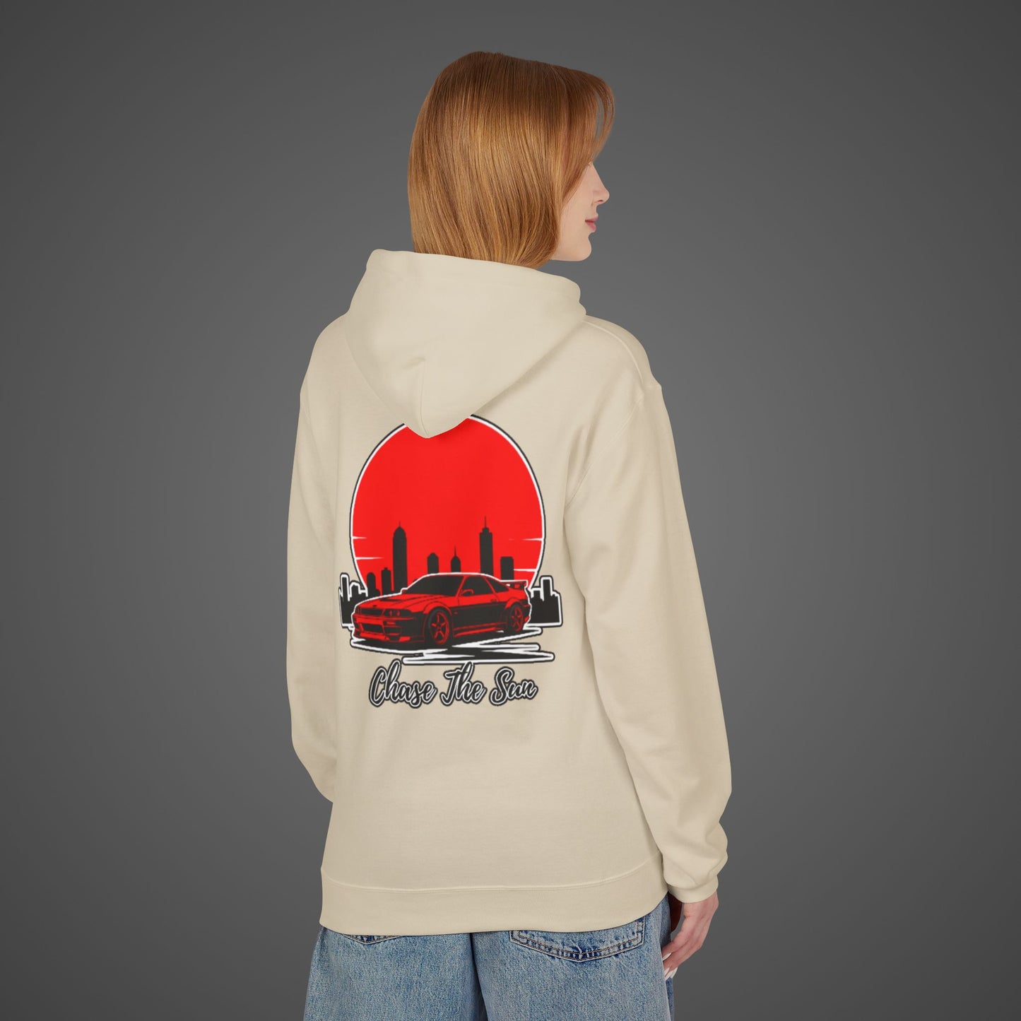 Chase The Sun Fleece Hoodie - Unisex Midweight Softstyle Lifestyle Apparel