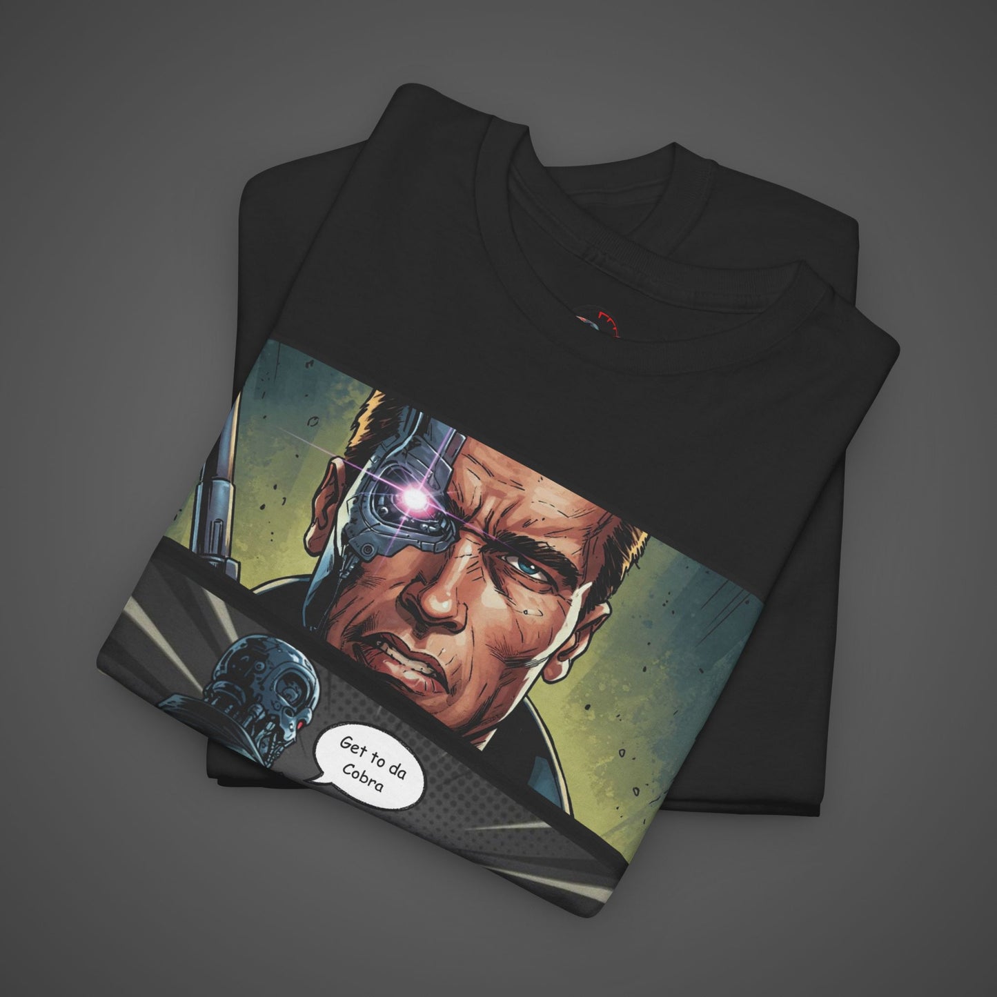 The Terminator driving the Terminator - Unisex Cotton Tee