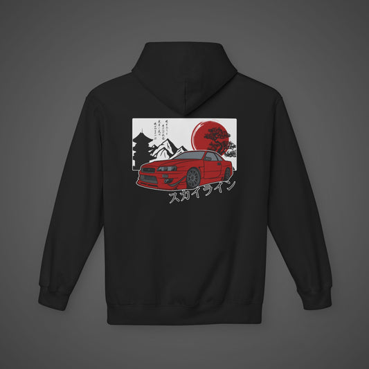 Skyline Hoodie - Japanese Background